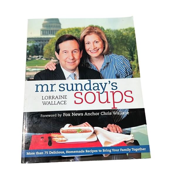 Mr. Sunday’s Soups Cookbook Soft cover Chris Wallace - Picture 1 of 5